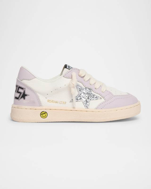 Girl's Ball Star Glitter Star Sneakers, Baby/Toddler